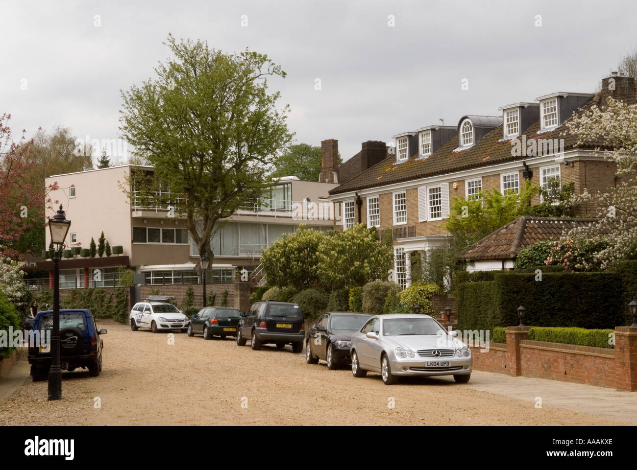 Private road. Frognal Way, Hampstead London NW3 England Stock Photo Alamy