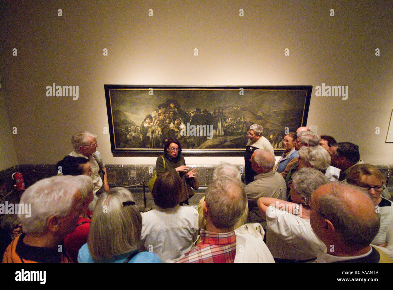 Francisco Goya Black painting Prado in Madrid spain Stock Photo