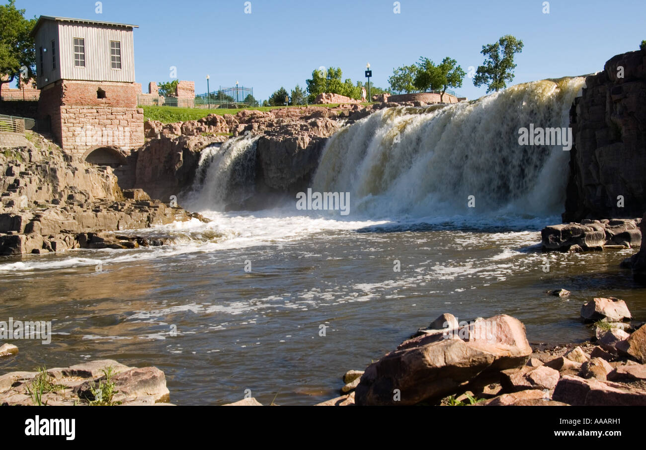 Falls Park Sioux Falls South Dakota USA Stock Photo Alamy