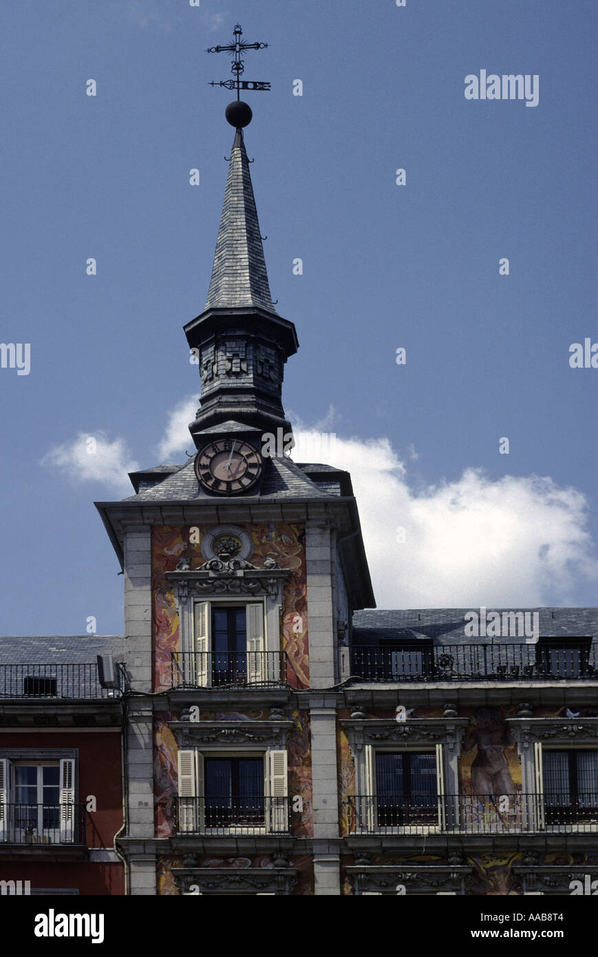 Plaza mayor madrid clock tower hires stock photography and images Alamy
