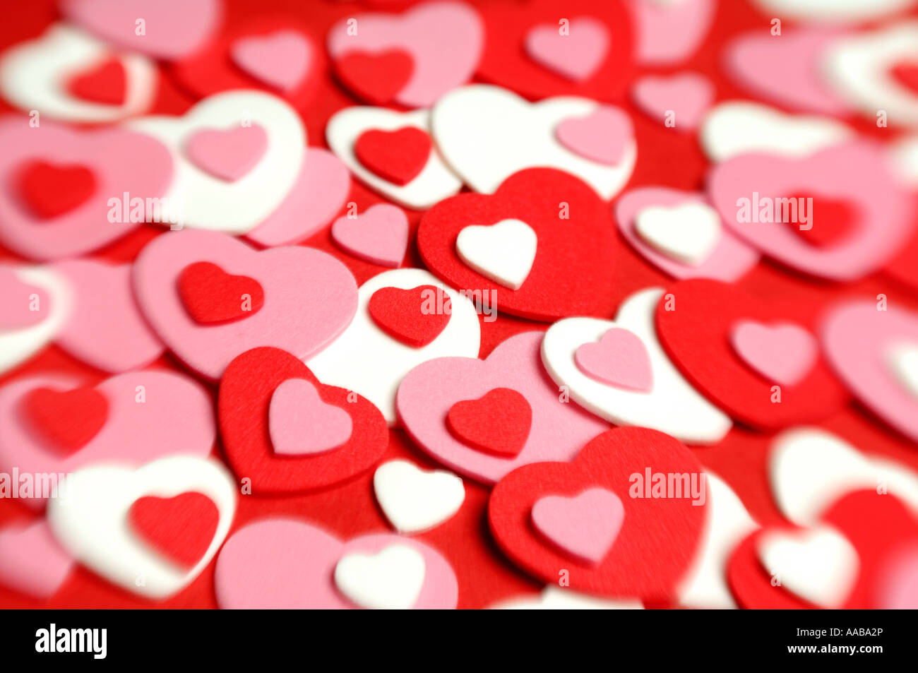 Heart shapes Stock Photo