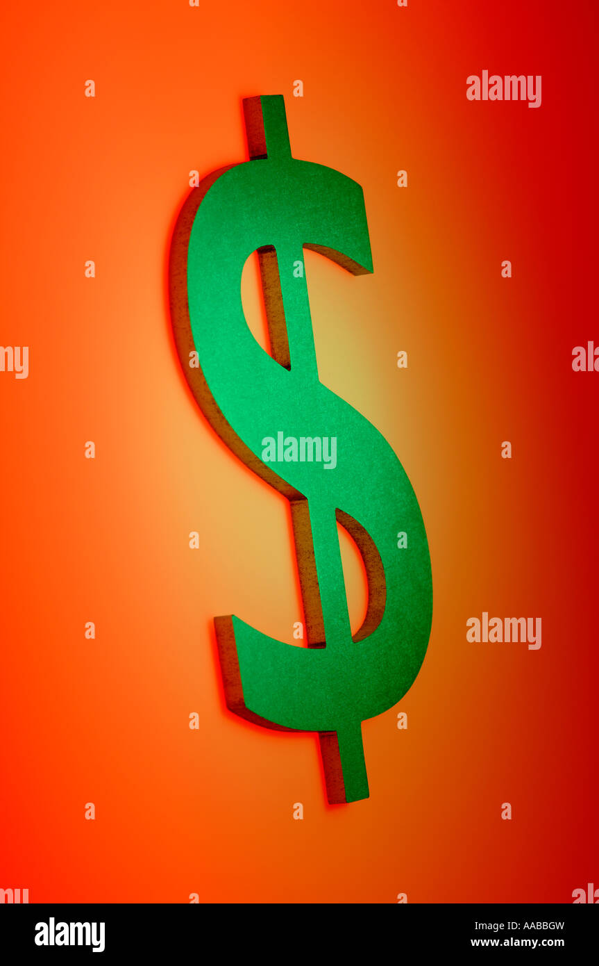 Dollar currency symbol Stock Photo