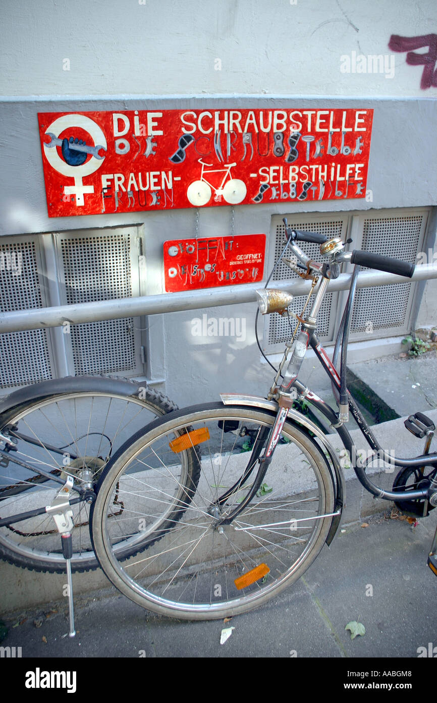 bicycle repair service Stock Photo Alamy