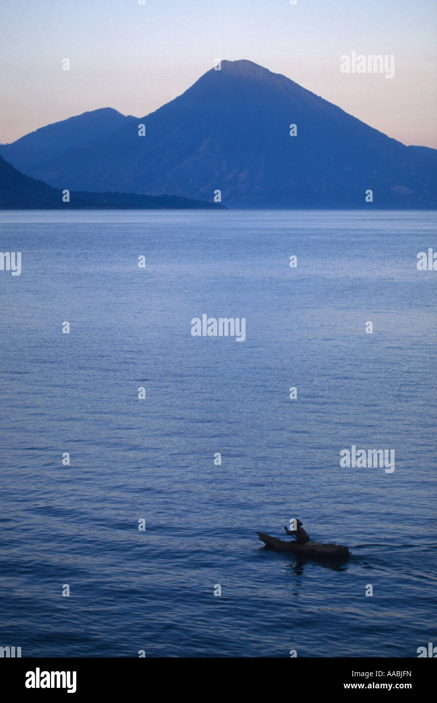 Lake Atitlan Guatemala Stock Photo