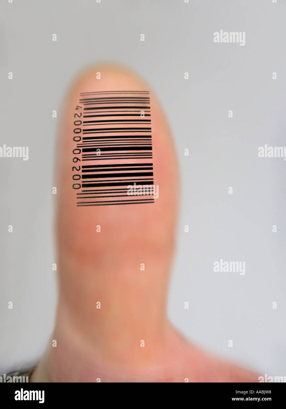 digital fingerprint Stock Photo