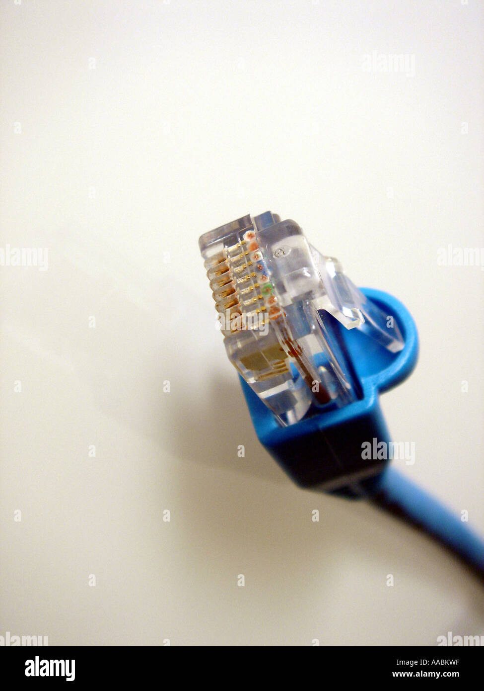 Network plug Stock Photo