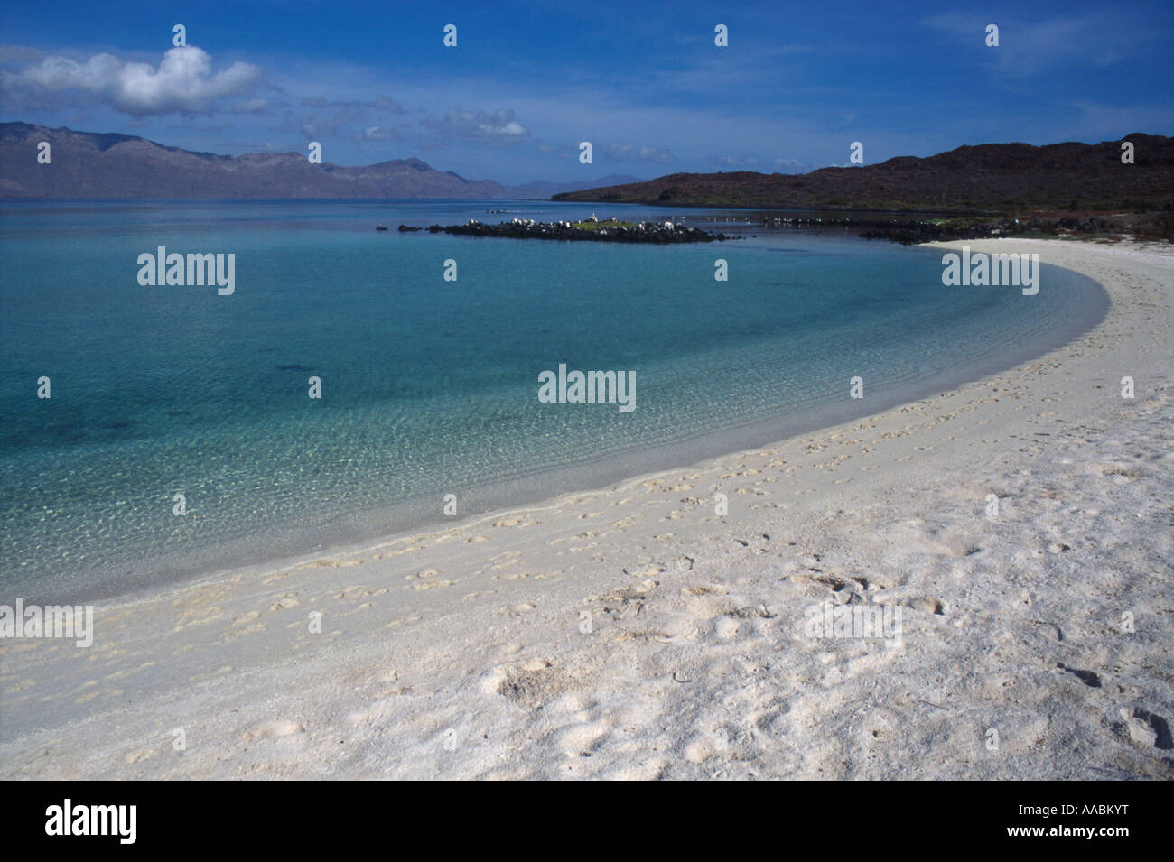 A beach at Isla Coronado Baja California Mexico Stock Photo