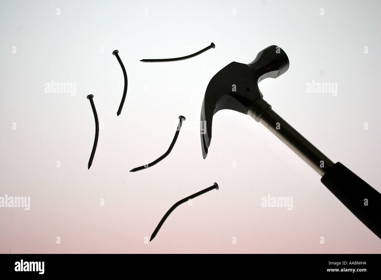 hammer and nails Stock Photo Alamy