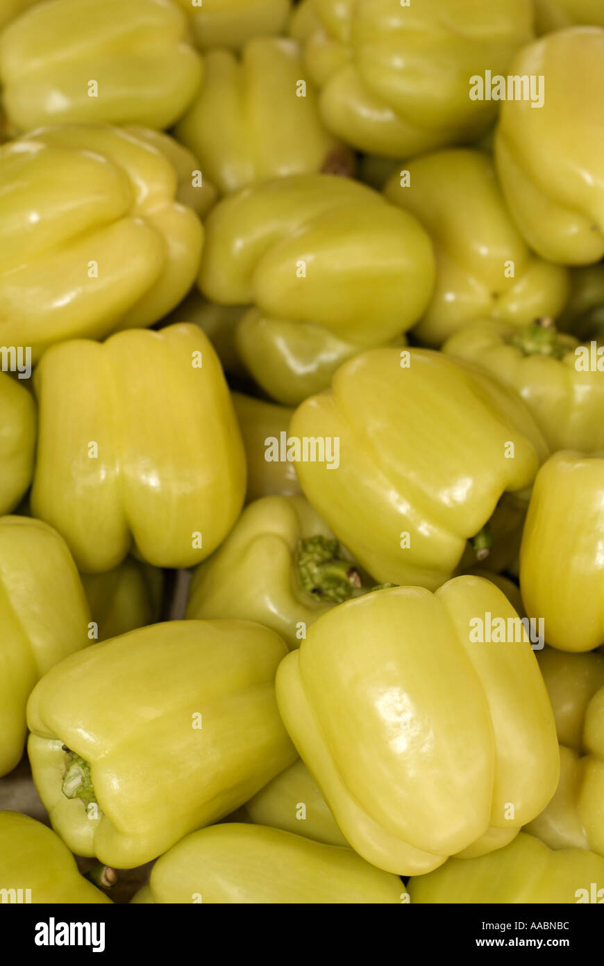 Green Peppers Stock Photo