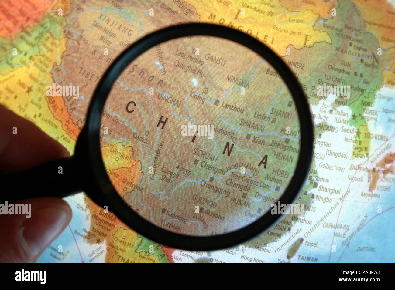 General map of china hi-res stock photography and images - Alamy