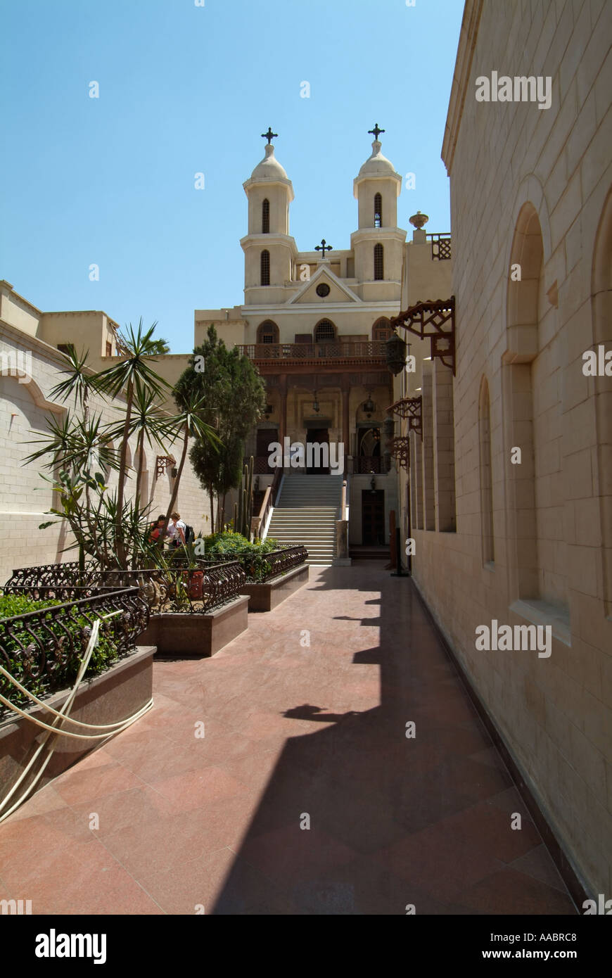 Hanging Church (Church of the Virgin Mary), Coptic Cairo, Egypt Stock Photo