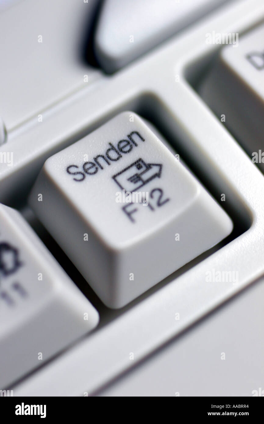 computer key send Stock Photo - Alamy