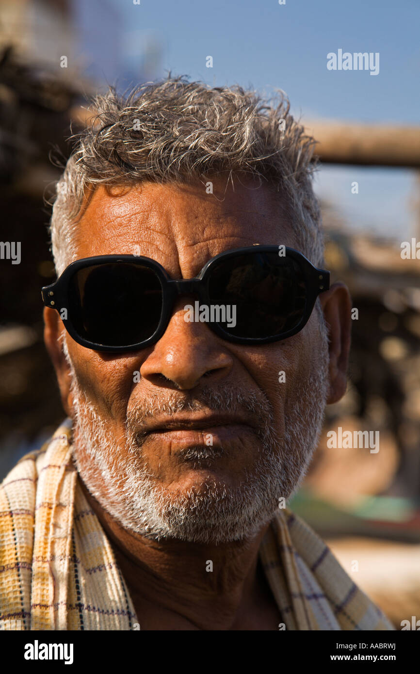 India Tamil Nadu Kanyakumari Cape Comorin Fisherman sporting the latest