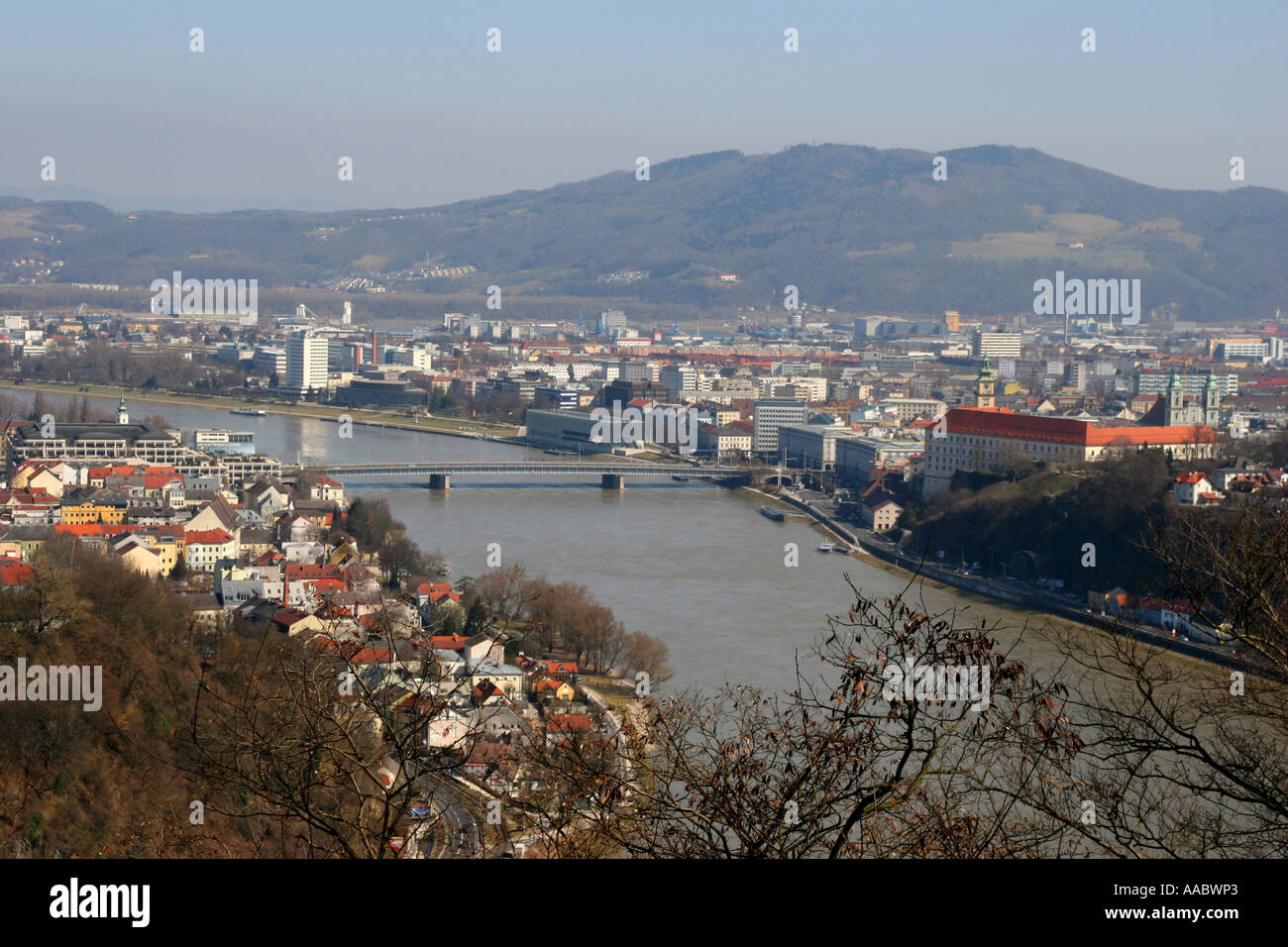 Austria, upper Austria, Linz, with Danube Stock Photo - Alamy