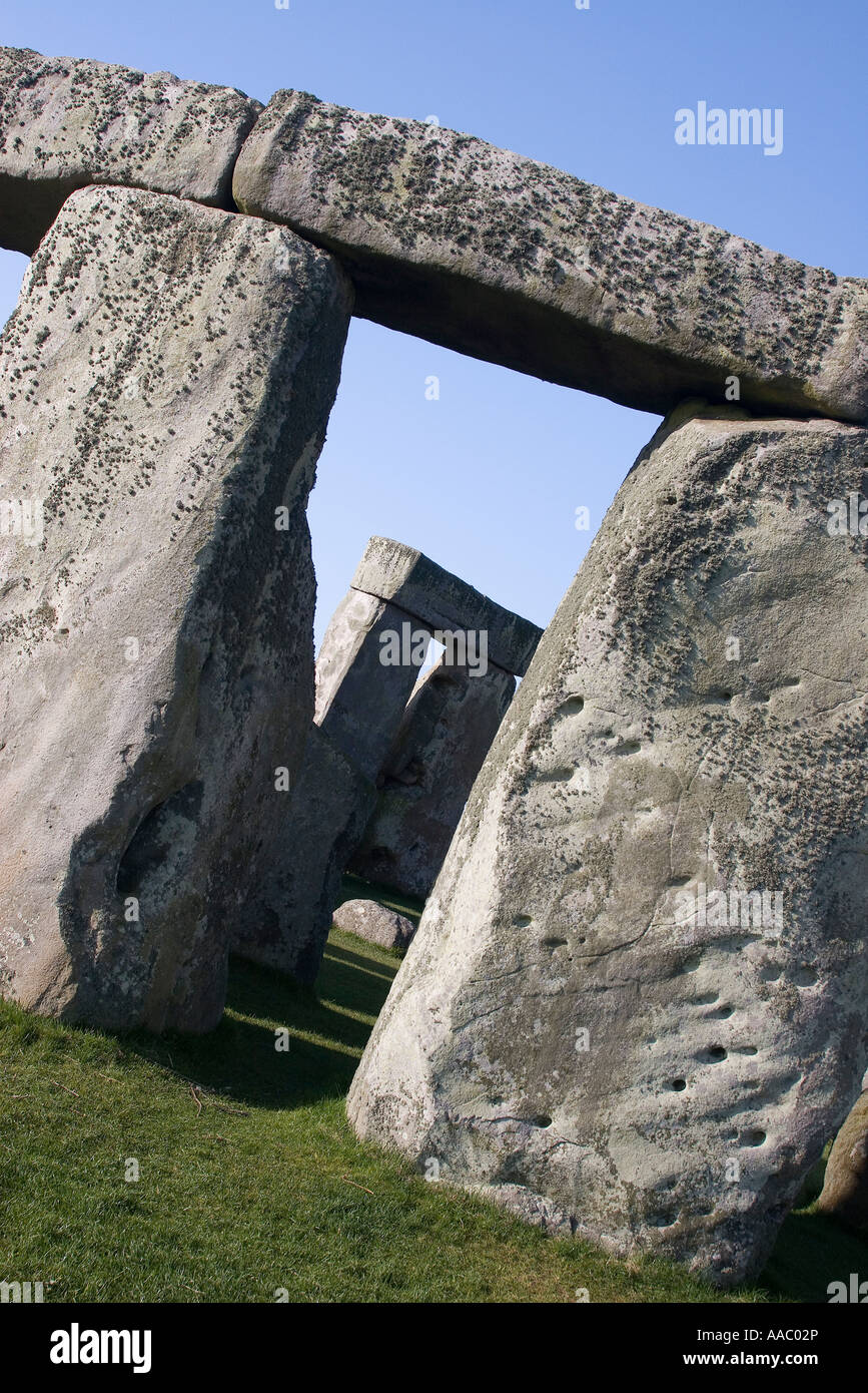 Stonehenge on Salisbury Plain England Stock Photo