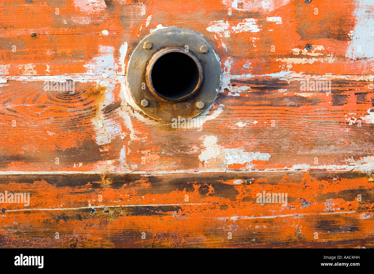 broadside of old boat Stock Photo Alamy