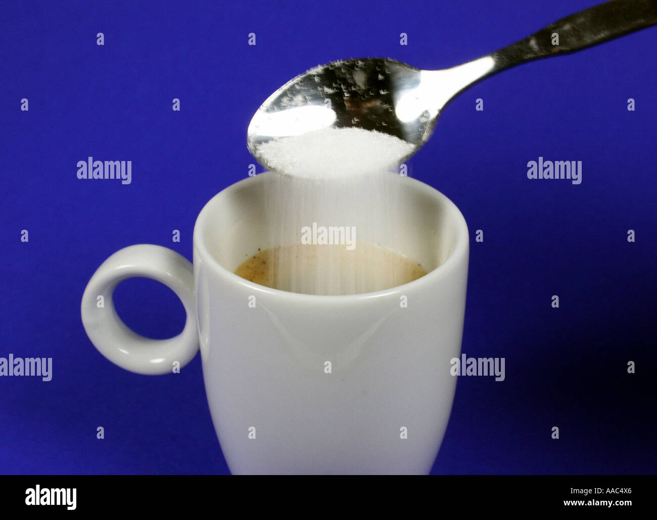 Coffee with sugar Stock Photo