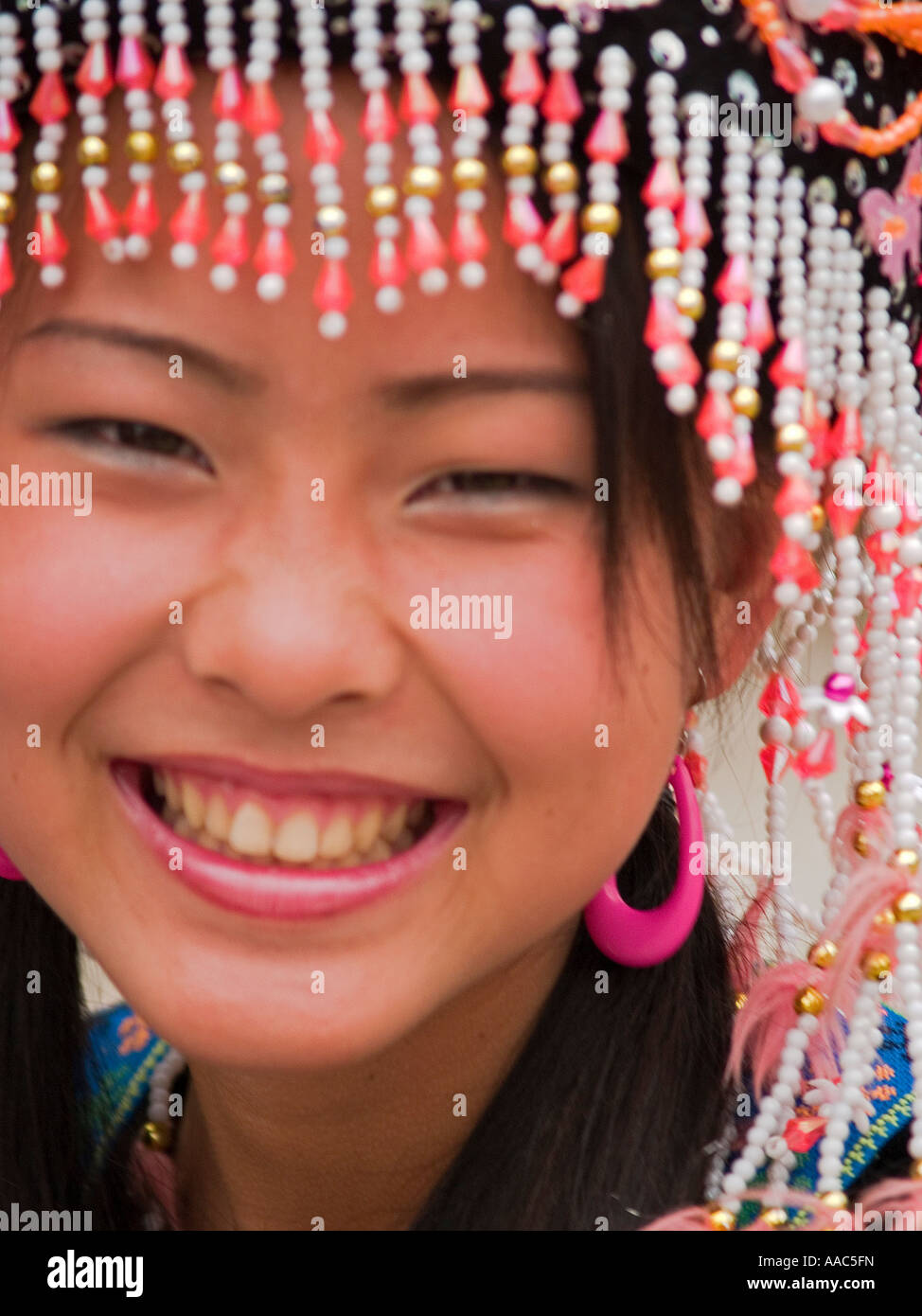 Hmong beauty at the Lao New Year Festival of Songkran Luang Prabang