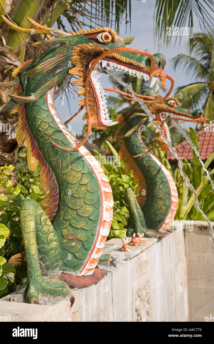 Dragon shower head, Bali, Indonesia Stock Photo Alamy