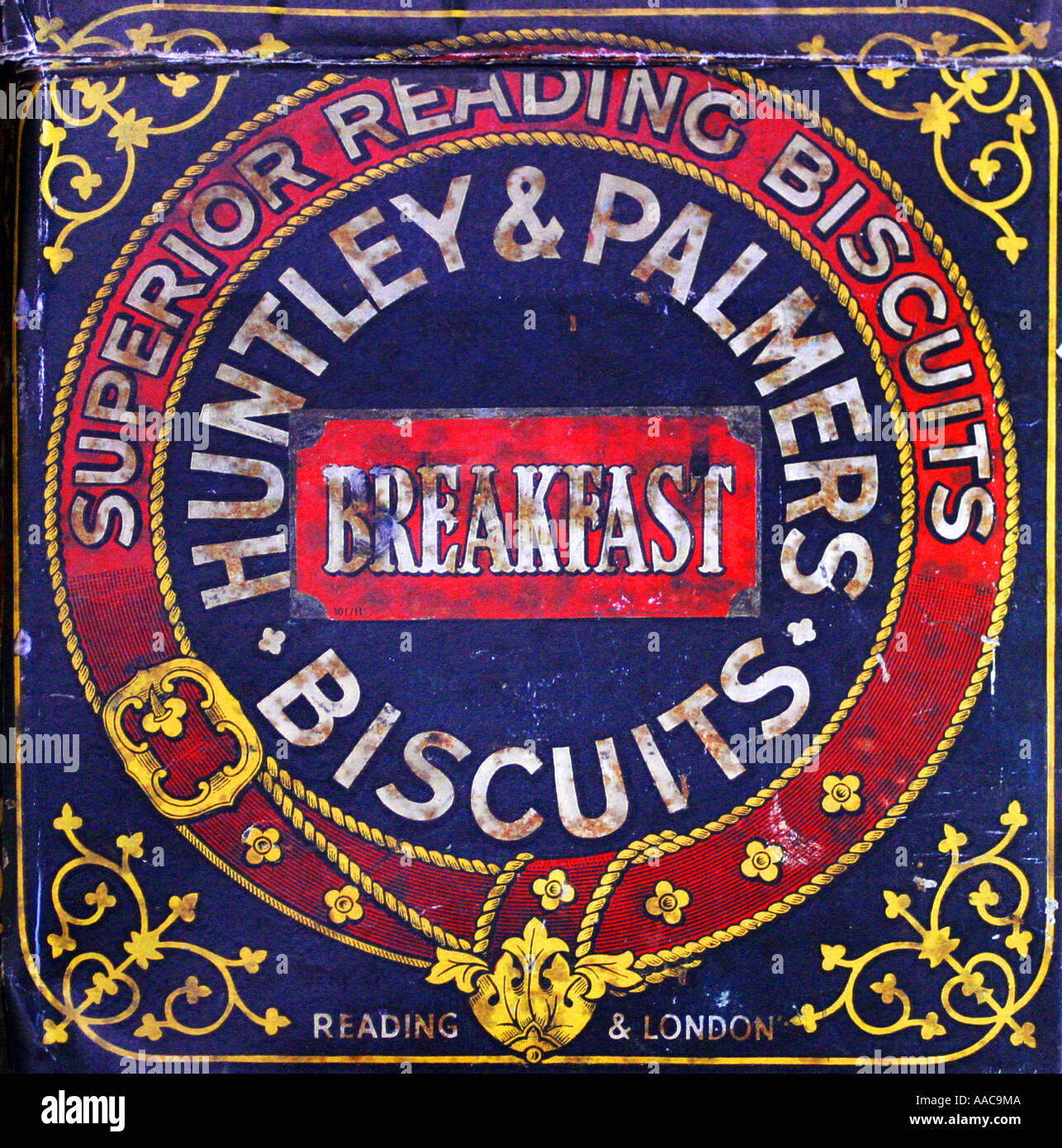 Huntley and Palmers Biscuits Advert Vintage Retro style Metal Sign, 