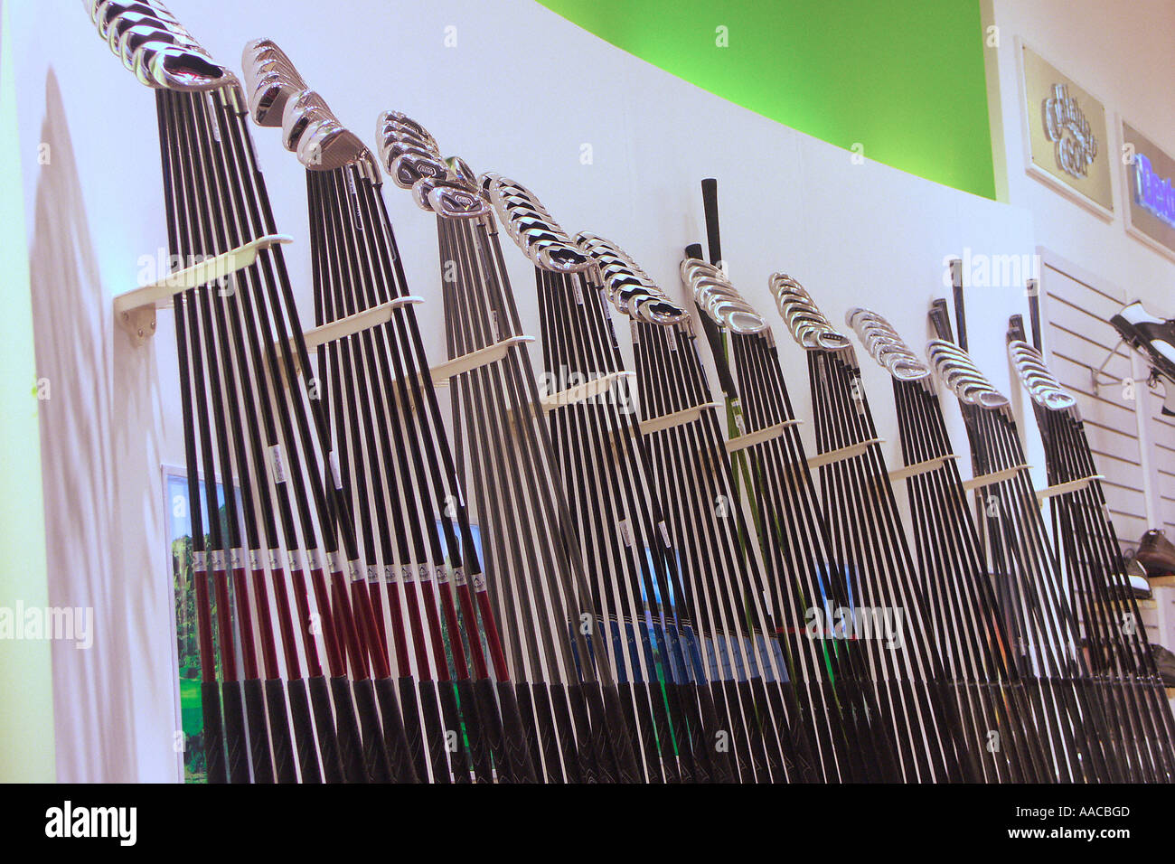 Golf rackets in golf club hi-res stock photography and images - Alamy