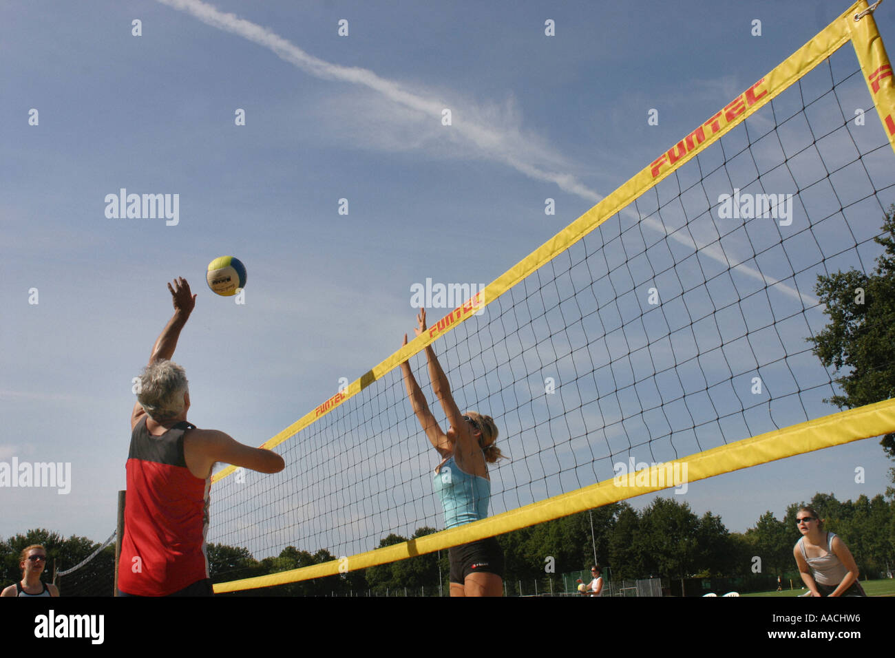 beach volleyball Stock Photo Alamy