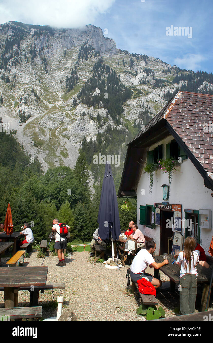 Upper Austria, Moaralm near Traunstein Stock Photo