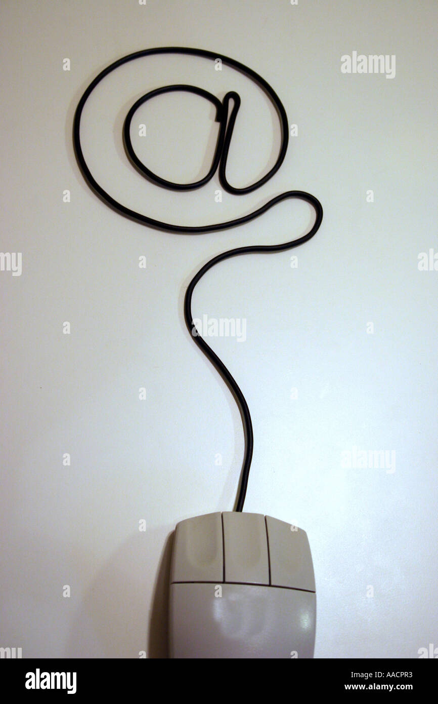 Computer mouse with commercial ats Stock Photo Alamy