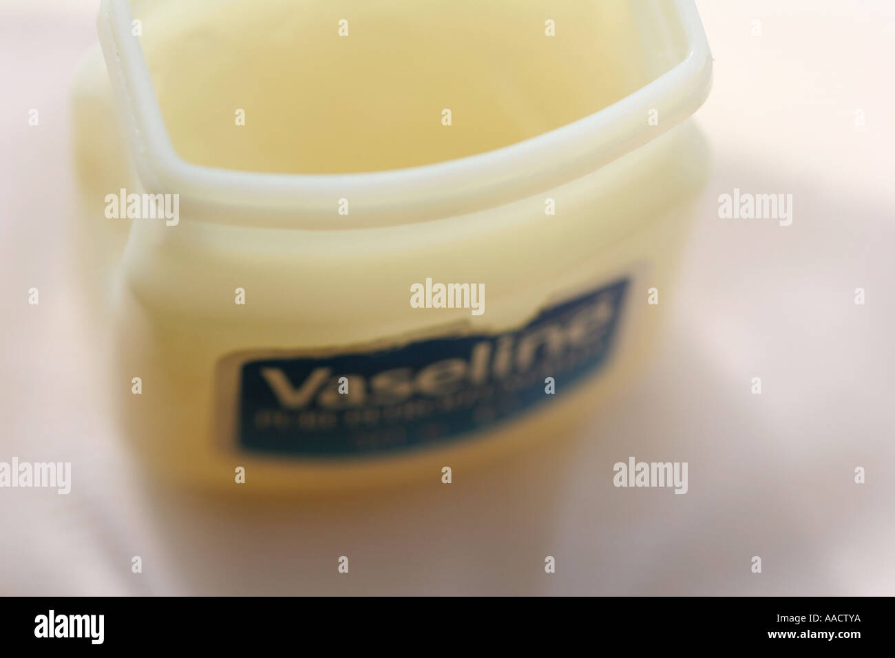 vaseline petroleum jelly Stock Photo