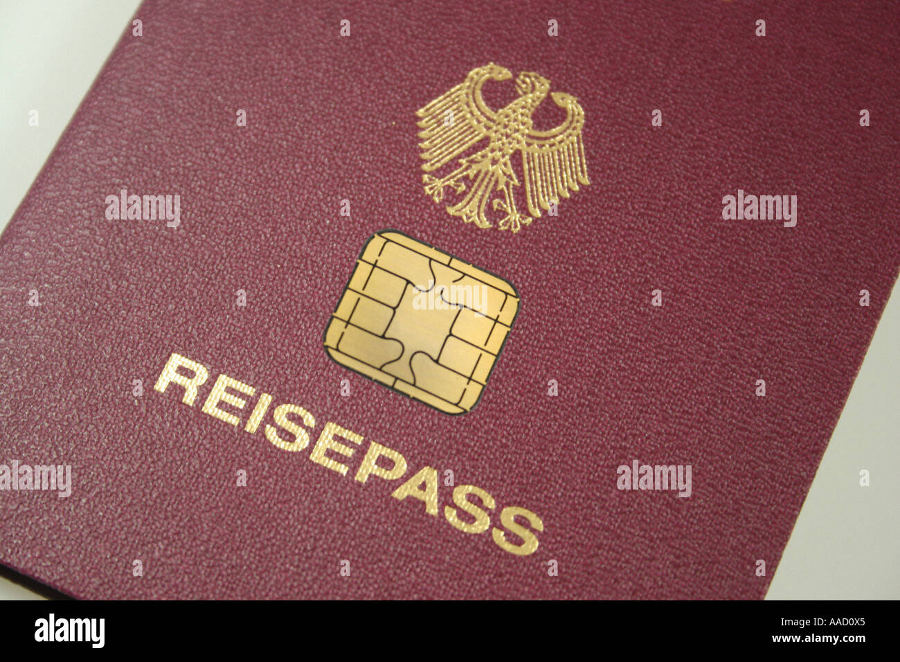 symbol passport with chip Stock Photo Alamy
