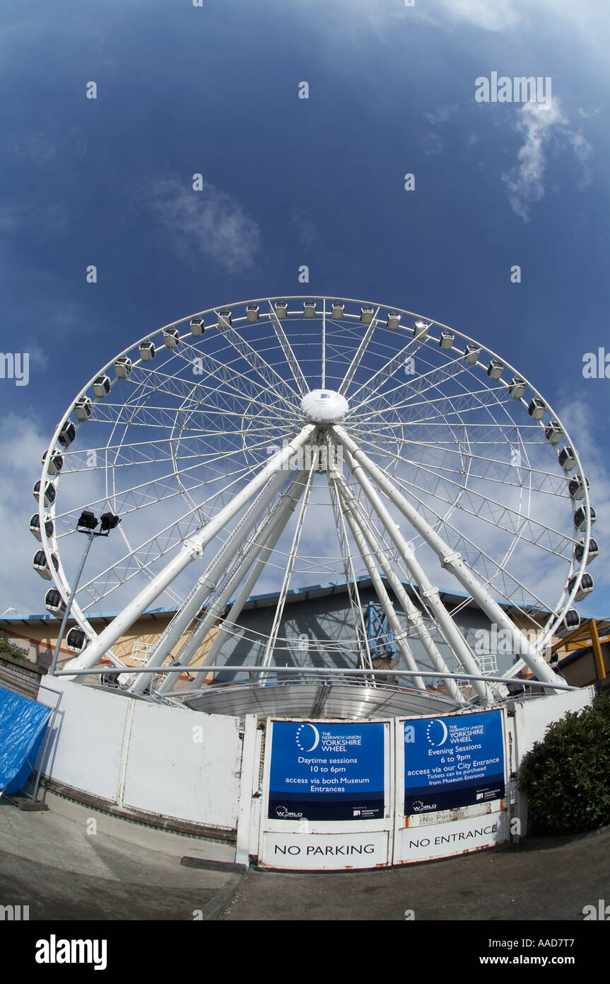 Yorkshire wheel big wheel york National Railway Museum (NRM Stock Photo