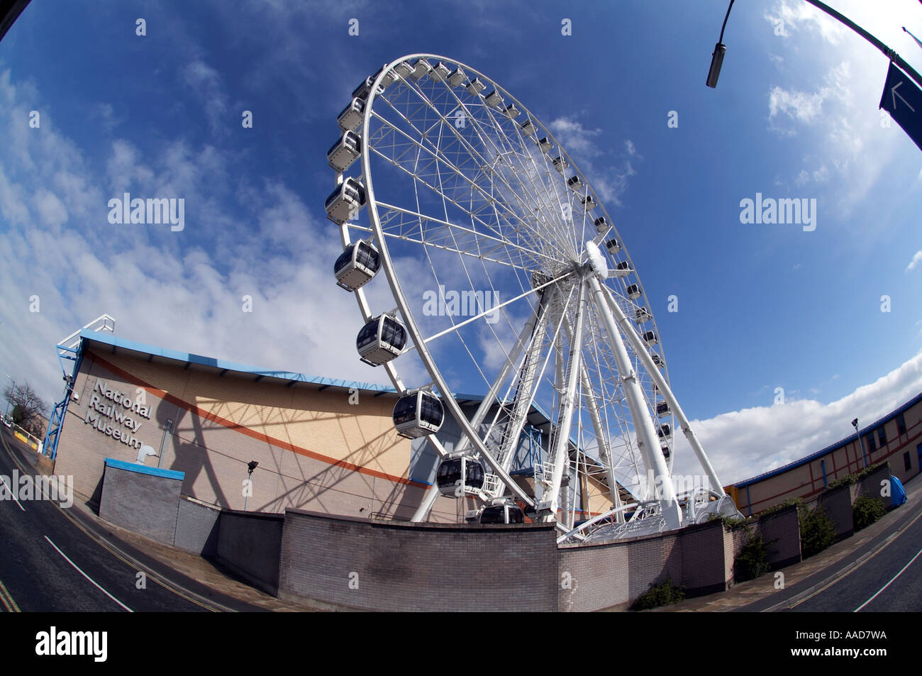 Yorkshire wheel big wheel york National Railway Museum (NRM Stock Photo