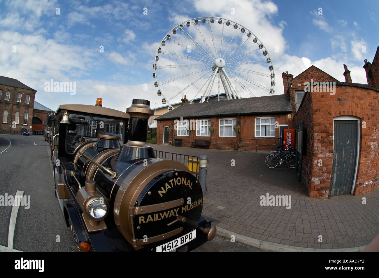 Yorkshire wheel big wheel york National Railway Museum (NRM Stock Photo