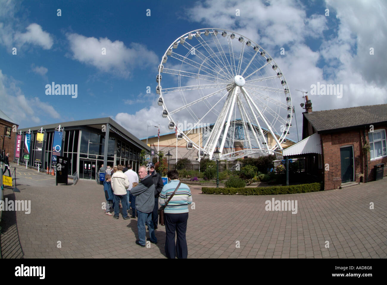 Yorkshire wheel big wheel york National Railway Museum (NRM Stock Photo
