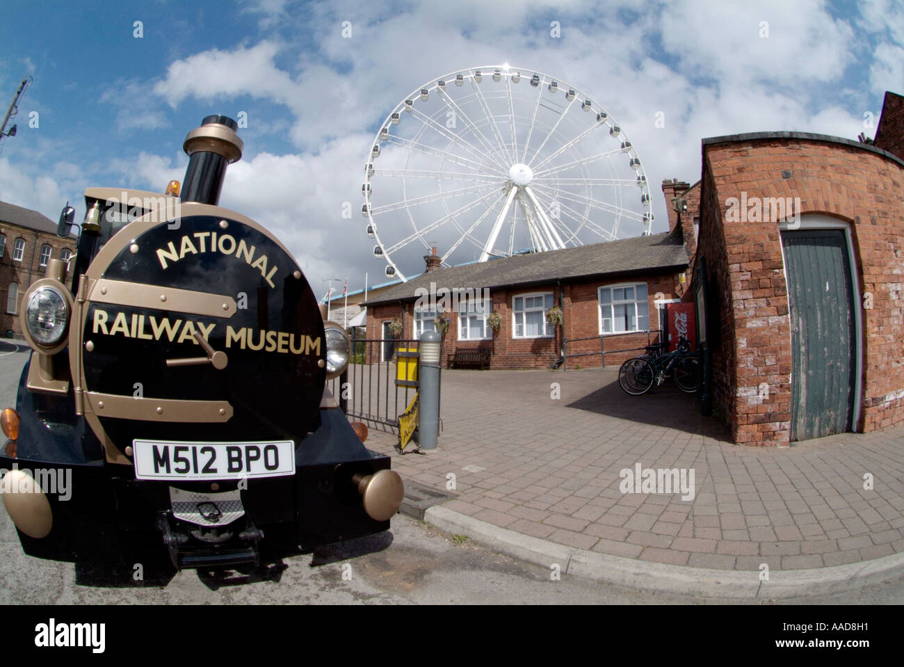 Yorkshire wheel big wheel york National Railway Museum (NRM Stock Photo