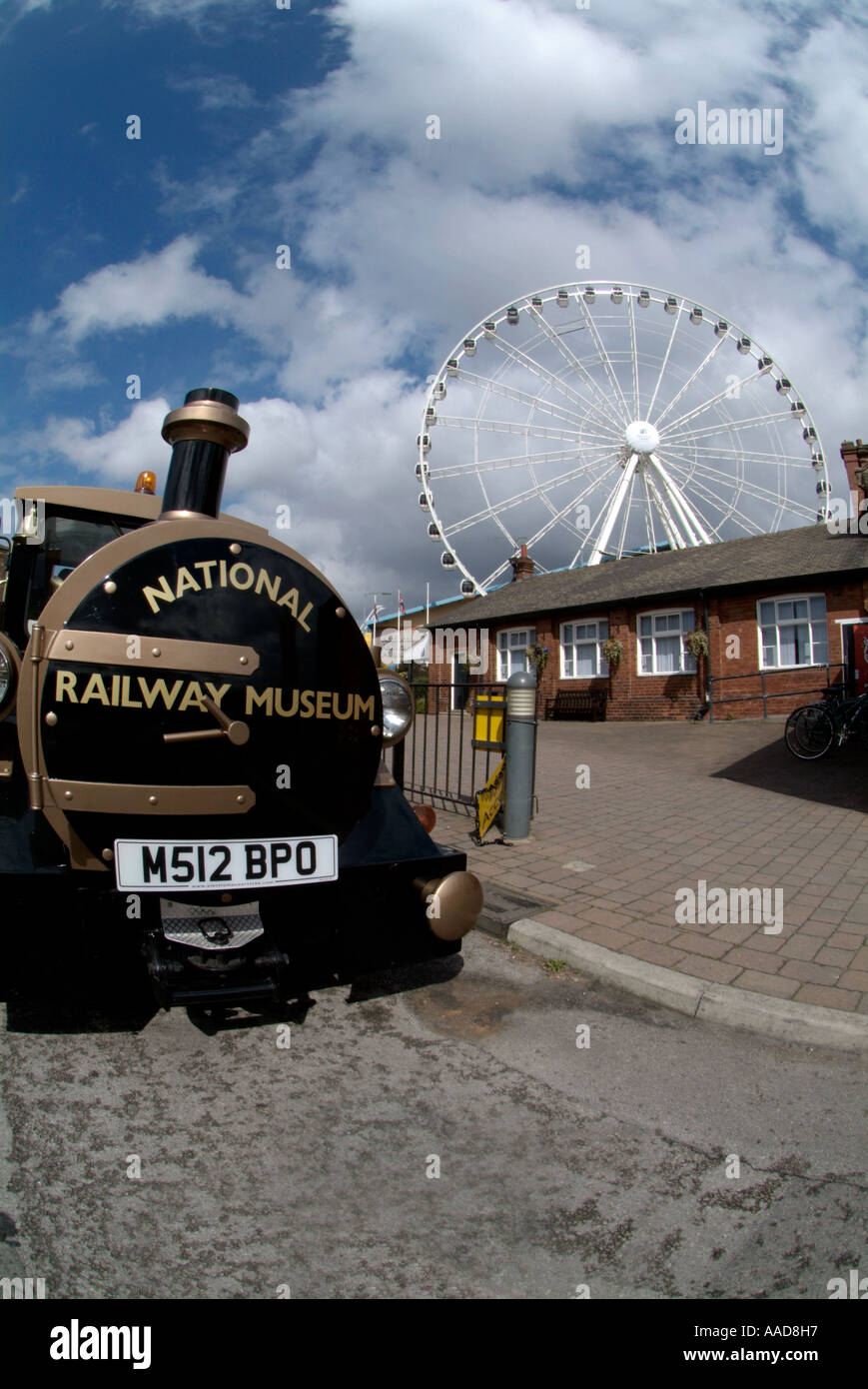 Yorkshire wheel big wheel york National Railway Museum (NRM Stock Photo