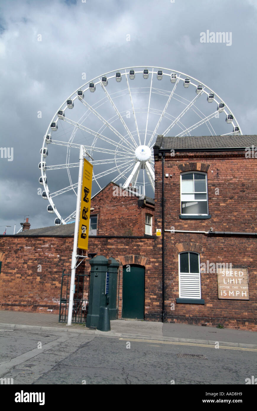 Yorkshire wheel big wheel york National Railway Museum (NRM Stock Photo