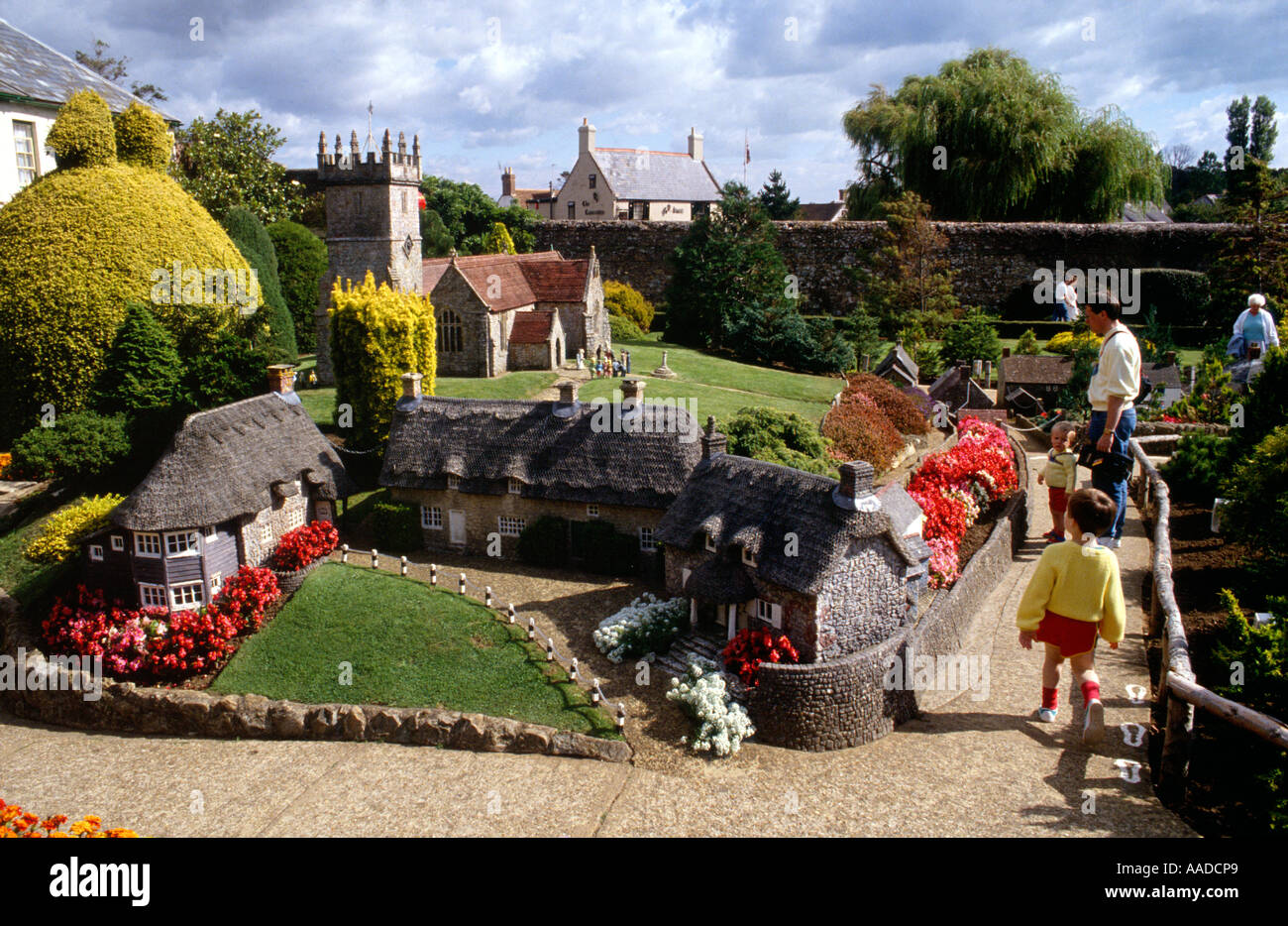 Godshill Model Village Isle of Wight England UK Great Britain Stock