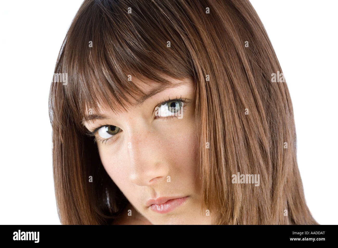 Portrait caucasian old woman Cut Out Stock Images & Pictures - Alamy