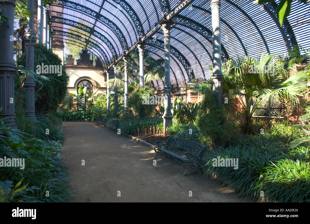 Umbracle In Parc De La Ciutadella In Barcelona Spain Stock Photo Alamy