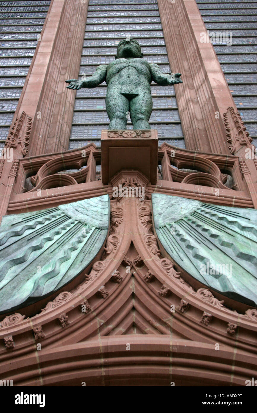 Liverpool Cathedral on St. James Mount  Merseyside England uk gb Stock Photo