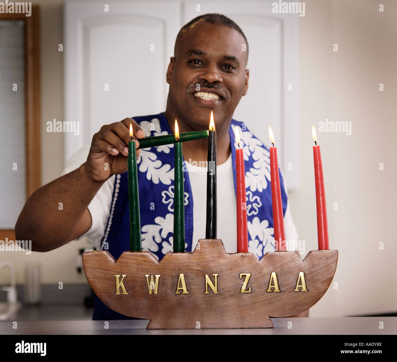Kwanzaa candelabra hires stock photography and images Alamy