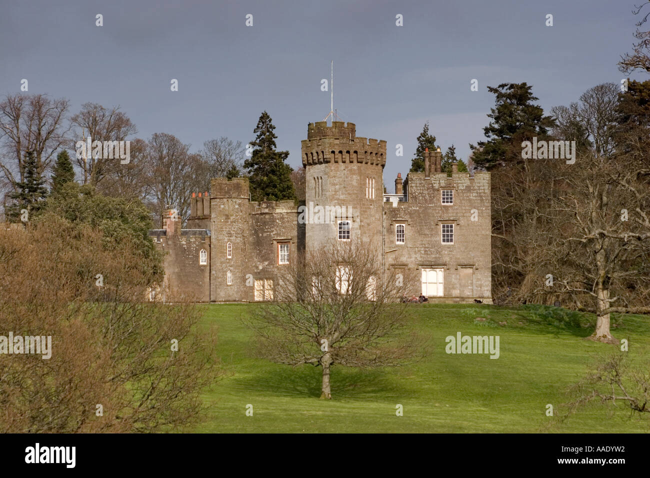 Balloch Castle, built in 1808 at Balloch, at the southern end of Loch