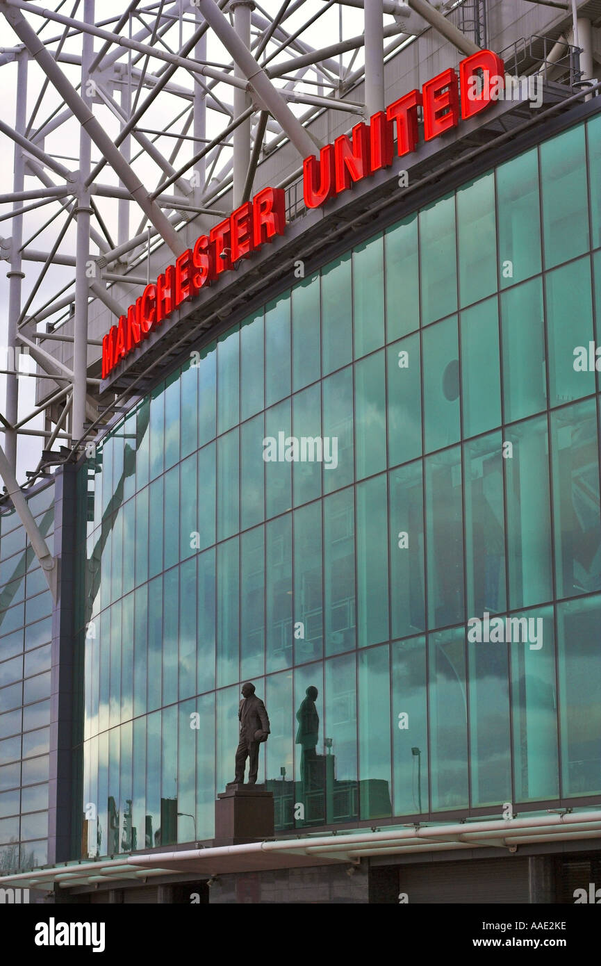 Old Trafford Football Ground Stock Photo