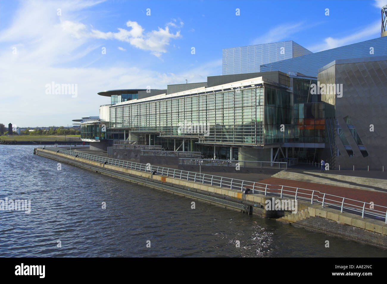 The Lowry Art Gallery at Salford Quays Manchester England Stock Photo
