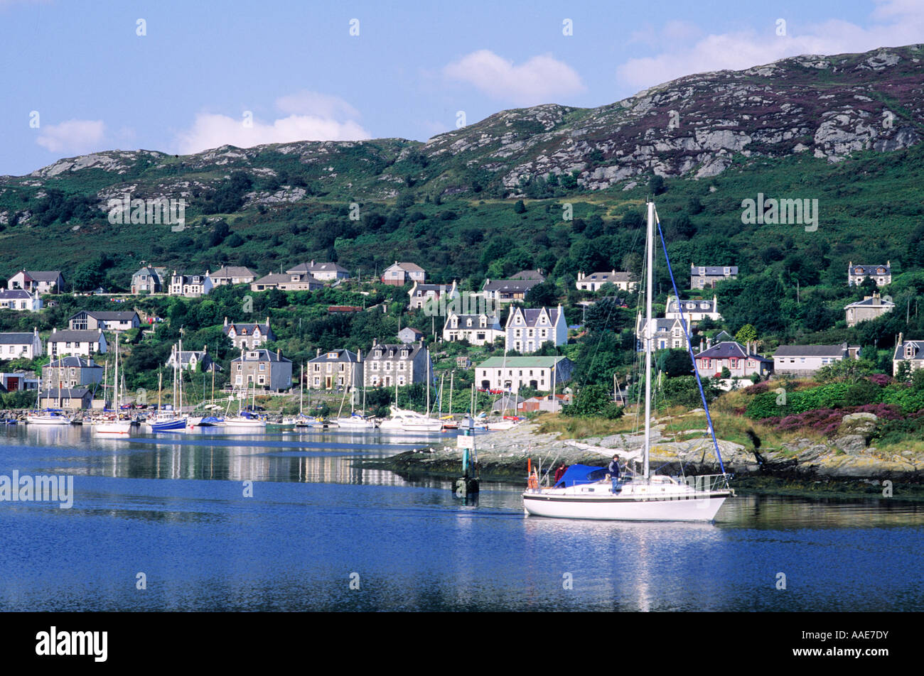 Tarbert, Kintyre, town, harbour, boats, Strathcyde, Western, West