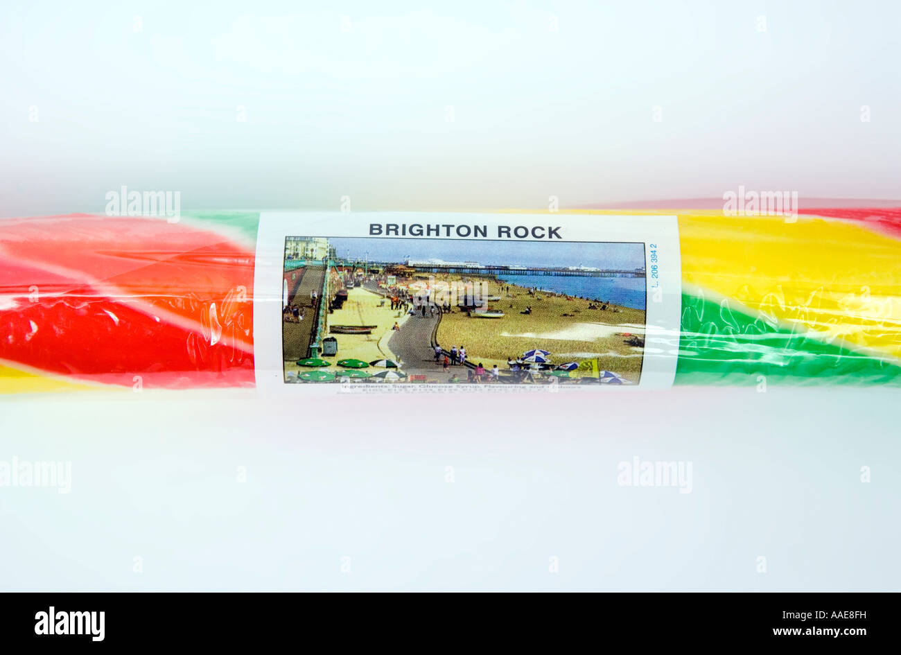 Brighton rock Stock Photo