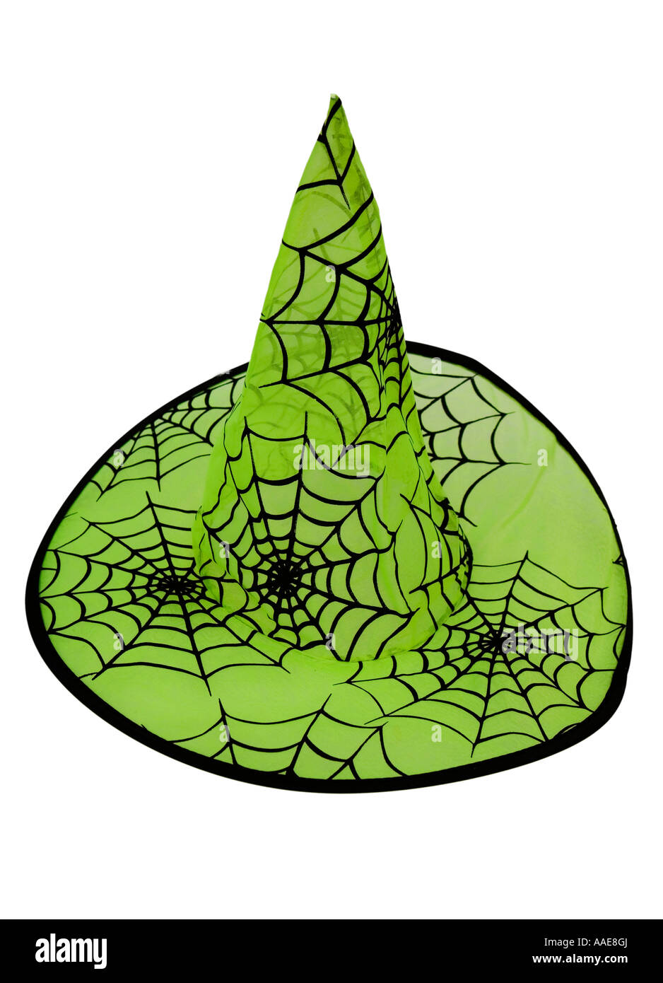 Green witches hat Stock Photo - Alamy