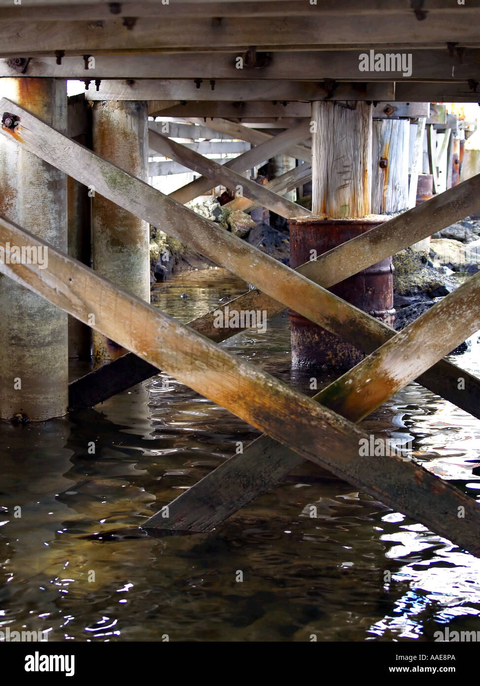 Wooden Jetty Stock Photo