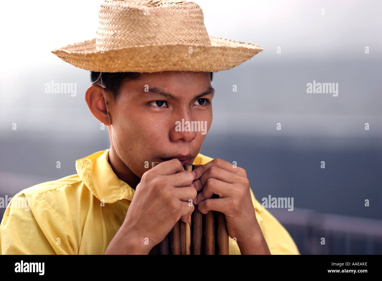 Native american flute player hires stock photography and images Alamy